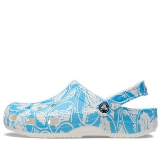 Sabots Crocs Classic Duke Print « Bleu Blanc » 210003-4OX