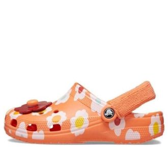 Sabots Crocs Classic en tissu éponge « Orange » 208892-84A