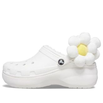 Sabots Crocs Classic Flower (femmes) « Blanc » 209236-90H