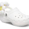 Sabots Crocs Classic Flower (femmes) « Blanc » 209236-90H