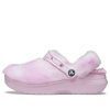 Sabots Crocs Classic Fur Sure Ballerine « Rose Blanc » 207303-6SU