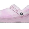 Sabots Crocs Classic Fur Sure Ballerine « Rose Blanc » 207303-6SU