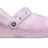 Sabots Crocs Classic Fur Sure Ballerine « Rose Blanc » 207303-6SU