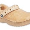 Sabots Crocs Classic Fur Sure « Chai » (femmes) 207303-212