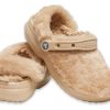 Sabots Crocs Classic Fur Sure « Chai » (femmes) 207303-212