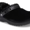 Sabots Crocs Classic Fur Sure à enfiler « Noir » 207303-001
