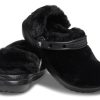 Sabots Crocs Classic Fur Sure à enfiler « Noir » 207303-001