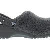 Sabots Crocs Classic Fuzz Mania « Gris ardoise » 206625-0DA
