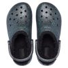 Sabots Crocs Classic Glitter doublés noirs (femmes) « Ciel étoilé » 205842-9BD