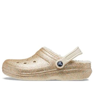 Sabots Crocs Classic Glitter Lined « Doré » 504271
