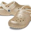 Sabots Crocs Classic Glitter Lined « Doré » 504271