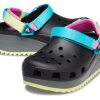 Sabots Crocs Classic Hiker « Noir, bleu, jaune » 206772-0C4