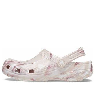 Sabots Crocs Classic Marbled « Blanc Rose » 206867-6WS