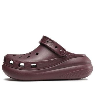 Sabots Crocs Classic Mega Crush « Cerise foncée » 207521-6WD