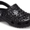 Sabots Crocs Classic Metallic Crocskin « Noir » 209093-040