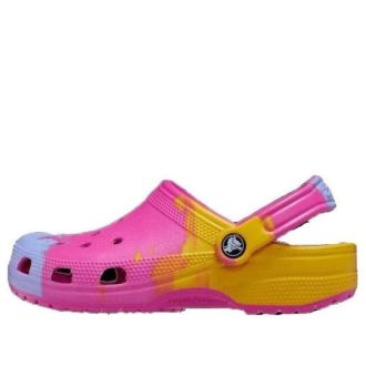 Sabots Crocs Classic Ombre « Rose Jaune Bleu » 208275-6UC