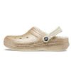 Sabots Crocs Classic à paillettes « Doré et blanc » 205842-93S
