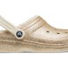 Sabots Crocs Classic à paillettes « Doré et blanc » 205842-93S