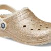 Sabots Crocs Classic à paillettes « Doré et blanc » 205842-93S