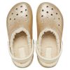 Sabots Crocs Classic à paillettes « Doré et blanc » 205842-93S