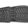 Sabots Crocs Classic à paillettes « Noir Argent » 205842-067