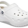 Sabots Crocs Classic à plateforme doublée (femmes) « Blanc » 207938-100