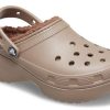 Sabots Crocs Classic à plateforme doublée (femmes) « Mushroom » 207938-195