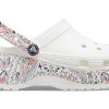 Sabots Crocs Classic Platform Americana Paisley (femmes) « Blanc » 207337-94S