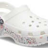 Sabots Crocs Classic Platform Americana Paisley (femmes) « Blanc » 207337-94S