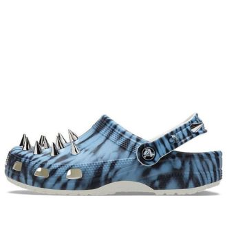 Sabots Crocs Classic Rebel (femmes) « Bleu Blanc » 208329-928