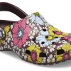 Sabots Crocs Classic Retro Floral « Jaune Rose » 208954-6WF