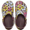 Sabots Crocs Classic Retro Floral « Jaune Rose » 208954-6WF