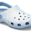 Sabots Crocs Classic, sandales unisexes bleues, modèle A205453-44O