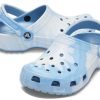 Sabots Crocs Classic, sandales unisexes bleues, modèle A205453-44O