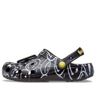 Sabots Crocs Classic Smiley World « Noir et blanc » 207971-0C4