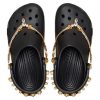 Sabots Crocs Classic Tiara (femmes) « Black Gold » 209684-001