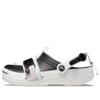 Sabots Crocs Classic Zip Tie Buckle « Noir et blanc » 208127-066