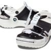 Sabots Crocs Classic Zip Tie Buckle « Noir et blanc » 208127-066