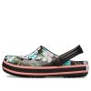 Sabots Crocs Crocband Seasonal Graphic « Noir, blanc, rose » 205579-0CV