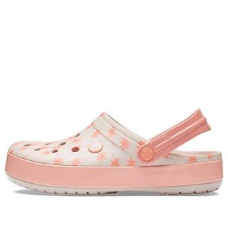 Sabots Crocs Crocband Seasonal Graphic « Rose Blanc » 205579-6PR