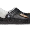 Sabots Crocs Disco Classic à paillettes et doublure « Noir et blanc » 208075-0ZS