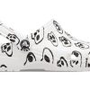 Sabots Crocs (femmes) Classic Skull Print « Blanc Noir » 208993-103