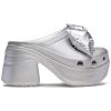 Sabots Crocs (femmes) Siren Metallic Bow « Argent » 210050-0P1