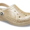 Sabots Crocs (GS) Baya doublés à paillettes « Doré » 207656-11S