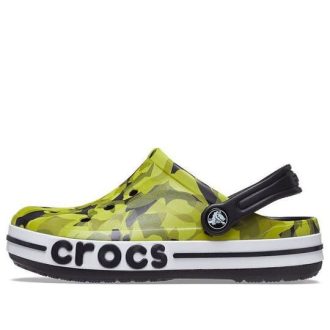 Sabots Crocs (GS) Bayaband Bubble Camo « Vert Noir » 207807-0C4