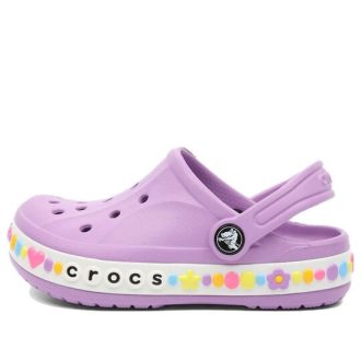 Sabots Crocs (GS) Bayaband Charm Band « Orchidée » 208101-5PR