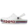 Sabots Crocs (GS) Bayaband Rainbow Glitter « Blanc Rouge » 209731-100