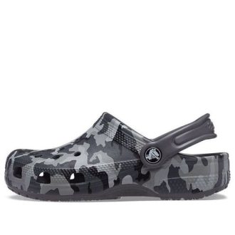 Sabots Crocs (GS) Classic Camo « Noir Gris » 207594-097