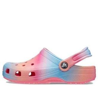 Sabots Crocs (GS) Classic Color Dip « Rose Bleu Orange » 209041-6WA