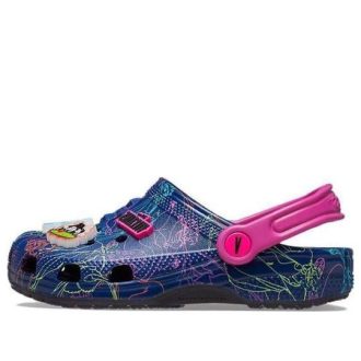 Sabots Crocs (GS) Classic Disney Villains « Bleu, violet, rose » 207722-03
